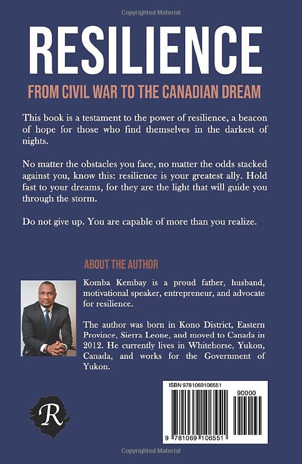 Resilience: From Civil War to the Canadian Dream (Signed Hardback)